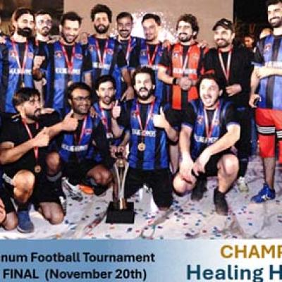 FUCN Interns Rising Stars Won the Football Tournament at Shaukat Khanum Memorial Hospital 